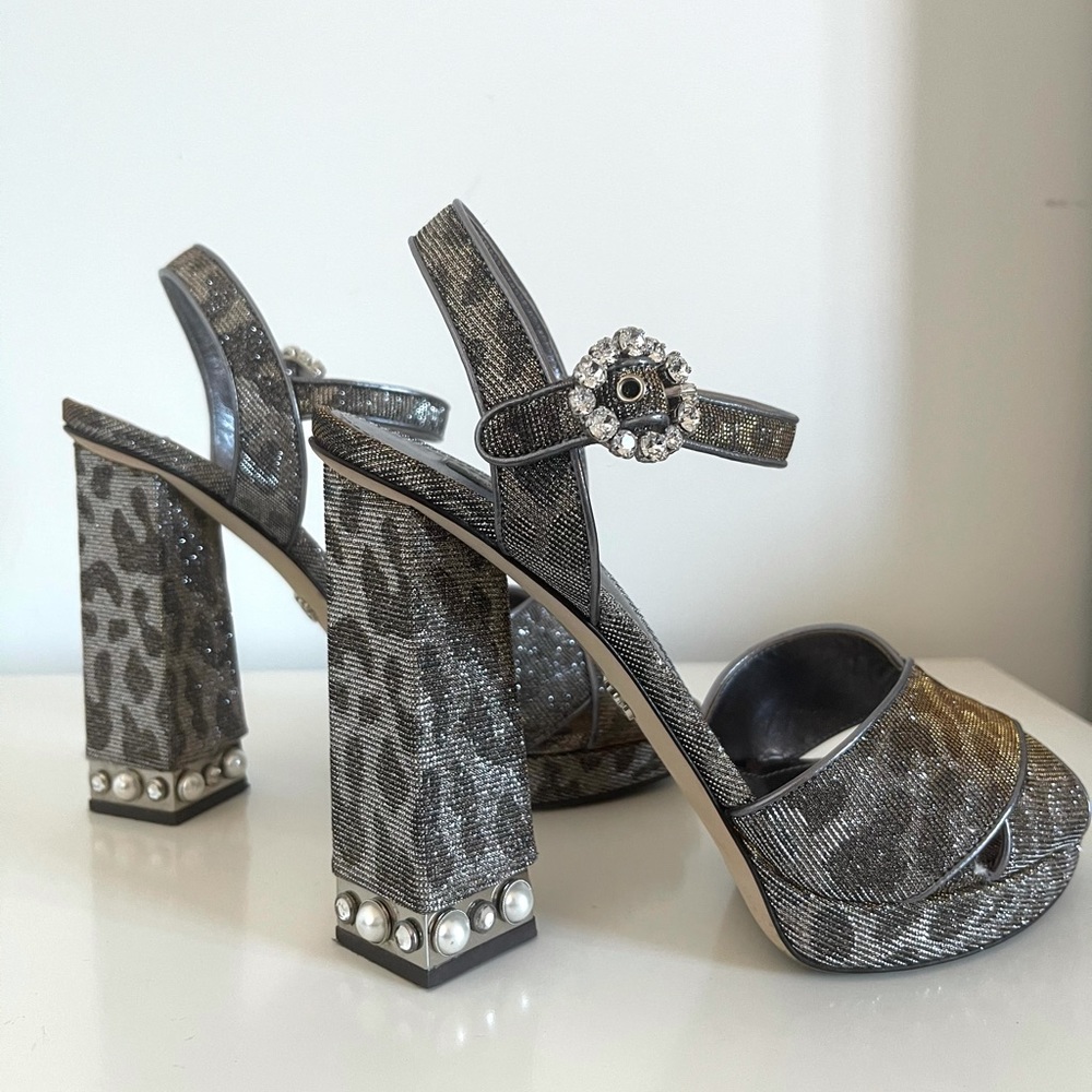 AUTHENTIC DOLCE & GABBANA ALTA MODA RUNWAY HEELS - Picture 6 of 17